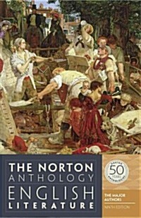 [중고] The Norton Anthology of English Literature, the Major Authors (Paperback, 9)