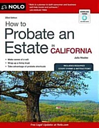 How to Probate an Estate in California (Paperback, 22)