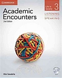 [중고] Academic Encounters Level 3 Student‘s Book Listening and Speaking with DVD : Life in Society (Package, 2 Revised edition)