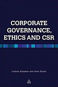 Corporate Governance Ethics and CSR (Paperback)
