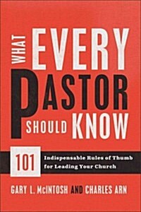 What Every Pastor Should Know: 101 Indispensable Rules of Thumb for Leading Your Church (Paperback)