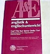 Cant We Ave Some Order Ere!: Rechtsextremismus Im Zeitgenossischen Britischen Drama (Paperback)