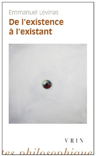 de lExistence a lExistant (Paperback)