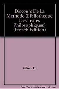 Rene Descartes: Discours de La Methode (Paperback)