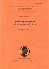 Romische Bildsprache Als Semantisches System (Paperback)