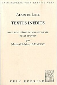 Alain de Lille: Textes Inedits (Paperback)