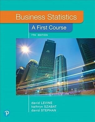 Business Statistics: A First Course (Paperback, 8)