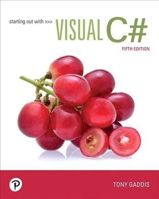 Starting Out with Visual C# (Paperback, 5)
