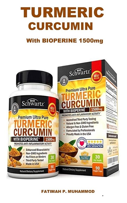 Turmeric Curcumin with Bioperine 1500mg (Paperback)