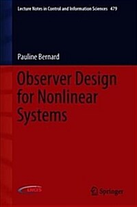 [중고] Observer Design for Nonlinear Systems (Hardcover, 2019)