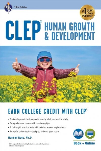 Clep(r) Human Growth & Development, 10th Ed., Book + Online (Paperback, 10, Tenth Edition)