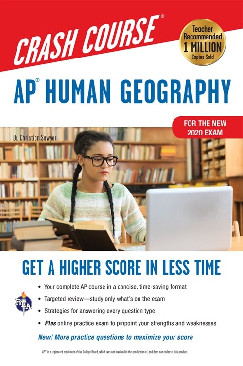Ap(r) Human Geography Crash Course, Book + Online: Get a Higher Score in Less Time (Paperback, 2, Second Edition)