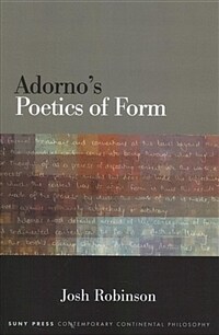 Adornos Poetics of Form (Paperback)
