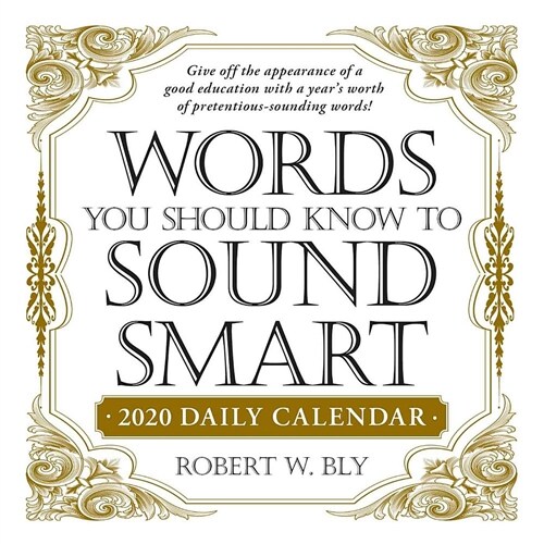 Words You Should Know to Sound Smart 2020 Daily Calendar (Daily)