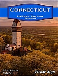 Connecticut Real Estate Open House Guest Book: Spaces for Guests (Paperback)