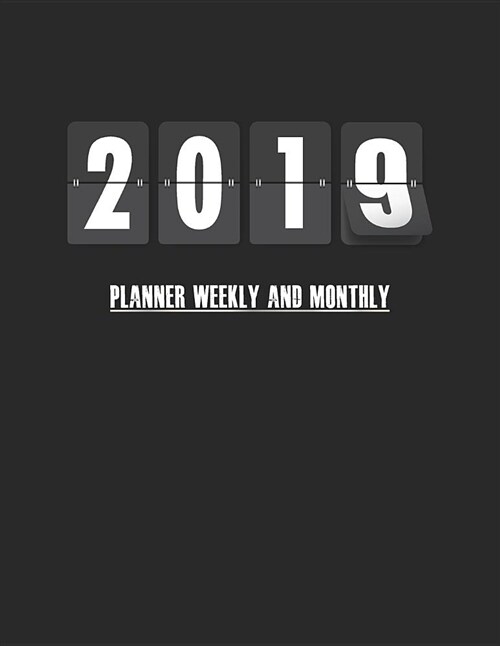 2019 Planner Weekly and Monthly: Personal Planner Printables Scattered Squirrel Work Journal Calendar Schedule Organizer (Paperback)