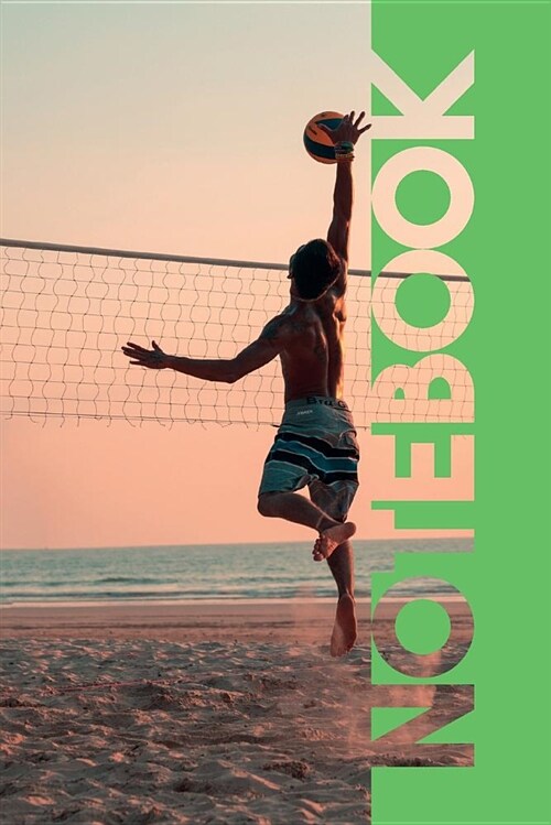 Notebook: Beach Volleyball Professional Composition Notebook for Voleibol de Playa Players (Paperback)