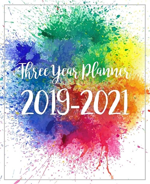 Three Year Planner 2019-2021: Monthly Schedule Organizer - Agenda Planner for the Next Three Years, 36 Months Calendar January 2019 - December 2021 (Paperback)