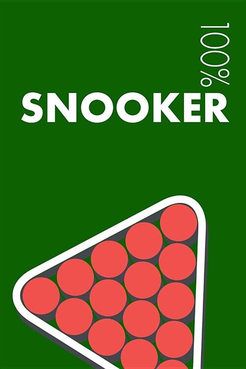 Snooker Notebook: Blank Lined Snooker Journal for Player and Coach (Paperback)