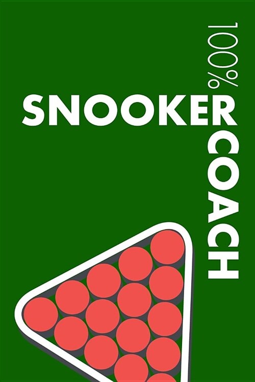 Snooker Coach Notebook: Blank Lined Snooker Journal for Coach and Player (Paperback)