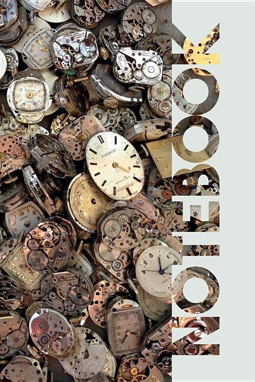 Notebook: Horlogerie Charming Composition Book for Watchmaker and Watch Collector (Paperback)