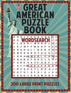 Great American Puzzle Book: 200 Large Print Puzzles (Paperback)