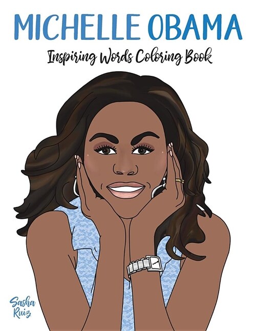 Michelle Obama Inspiring Words Coloring Book (Paperback)