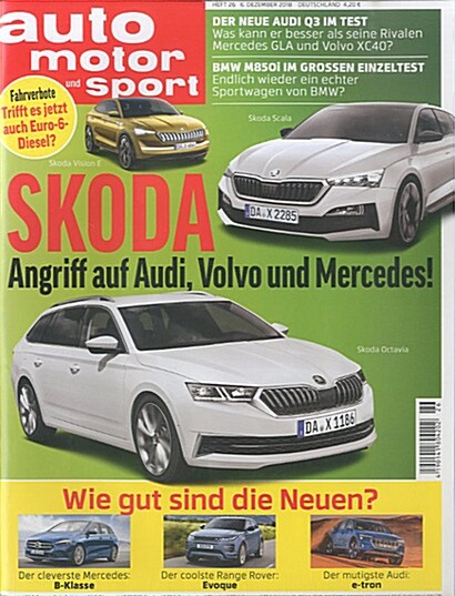 Auto Motor + Sport (격주간 독일판): 2018년 12월 06일