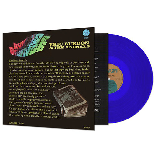 [수입] Eric Burdon & The Animals - Winds of Change [LP] [Blue 바이닐] [게이트폴드]