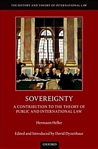 Sovereignty : A Contribution to the Theory of Public and International Law (Hardcover)