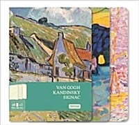 Notebooks van Gogh, Kandinsky, Signac (Set of 3, Large) (Paperback)