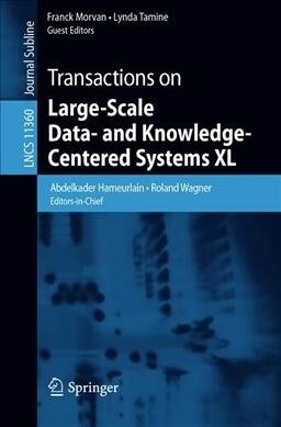 Transactions on Large-Scale Data- And Knowledge-Centered Systems XL (Paperback, 2019)