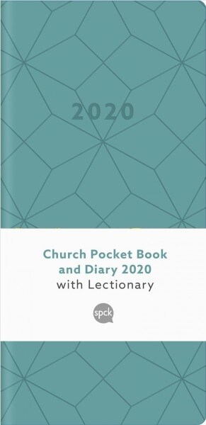Church Pocket Book and Diary 2020 : Geo Teal (Hardcover)