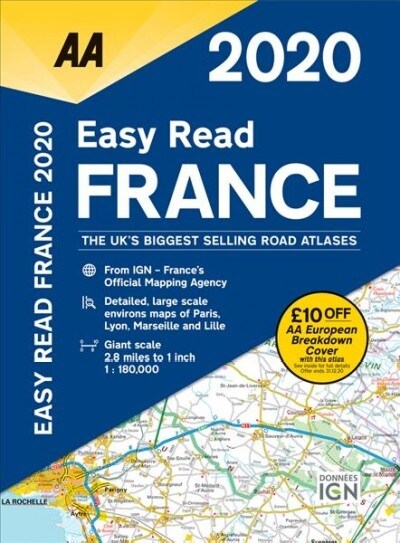 AA Easy Read France 2020 (Other Book Format, 15 New edition)