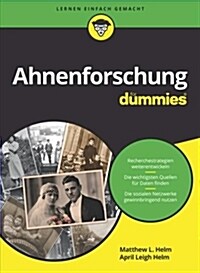 AHNENFORSCHUNG FUR DUMMIES (Paperback)
