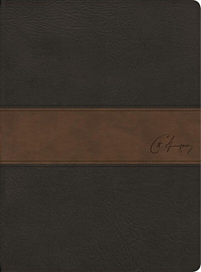 Rvr 1960 Biblia de Estudio Spurgeon, Negro/Marr? S?il Piel (Imitation Leather)