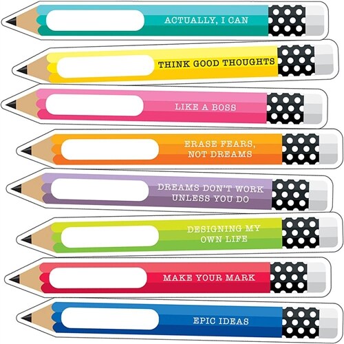 Hello Sunshine Motivational Pencils Cut-Outs (Other)