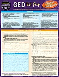 GED Test Prep - Reasoning Through Language Arts: A Quickstudy Laminated Reference Guide (Other, First Edition)