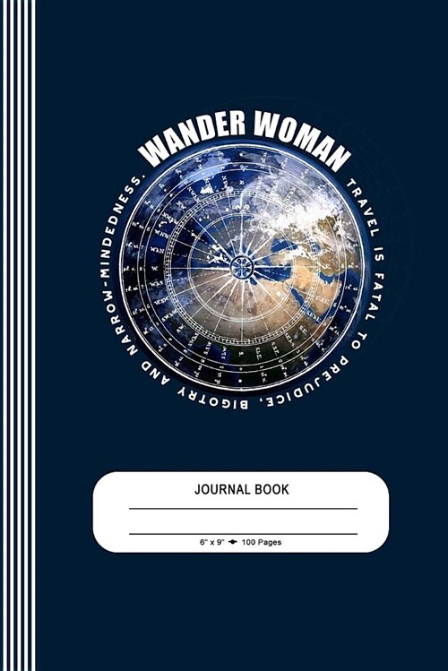 Wander Woman Journal Book: Composition Notebook - Blank Dot Grid Writing and Journaling Paper Book for Women - Inspirational Traveling World Quot (Paperback)