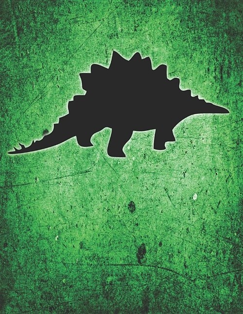 Stegosaurus Dinosaur Green Journal Notebook: Medium College Ruled Notebook, 140 Page, Lined 8.5 X 11 in (21.59 X 27.94 CM) (Paperback)