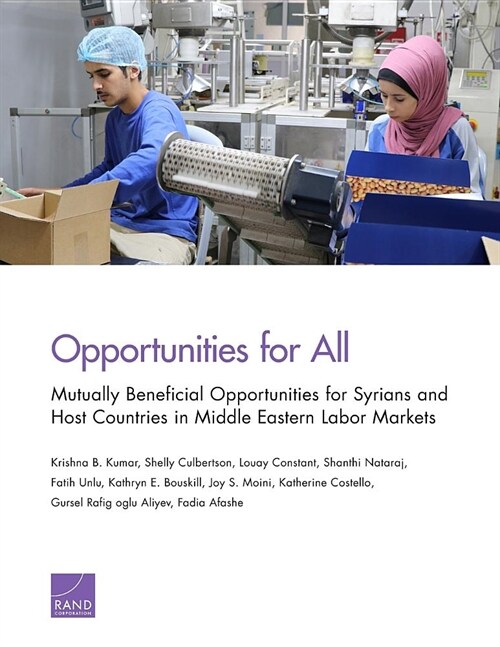 Opportunities for All: Mutually Beneficial Opportunities for Syrians and Host Countries in Middle Eastern Labor Markets (Paperback)