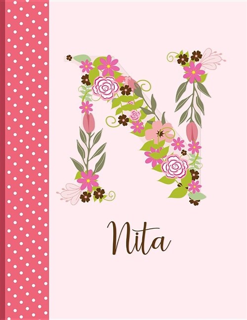 Nita: Monogrammed Personalized Lined Journal with Inspirational Quotes (Paperback)