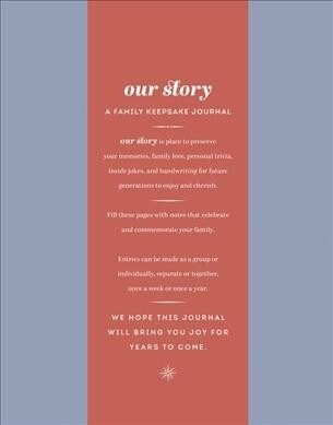 Our Story: A Family Keepsake Journal (Hardcover)