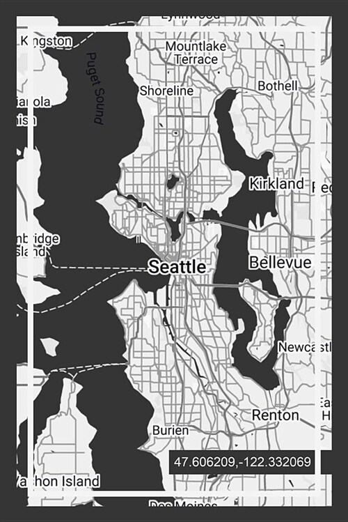 Weekly Planner: Book with Seattle Washington Map Cover Design ( USA ) (Paperback)