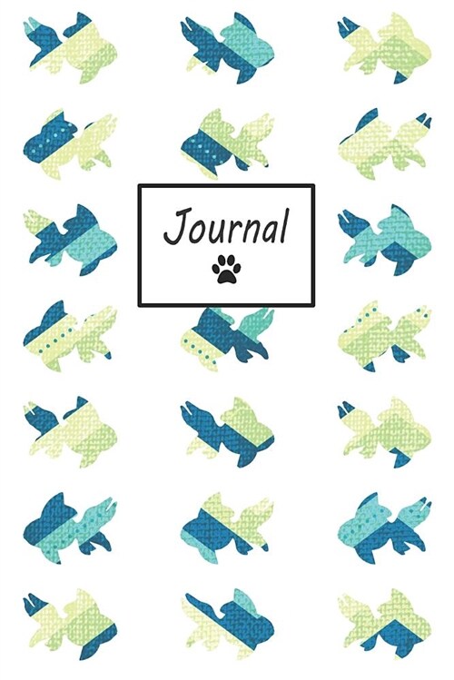Journal: Goldfish Pattern - Blank Lined Journal (Composition Book, Notebook) (Paperback)