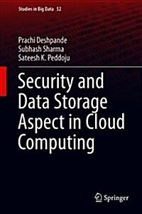 Security and Data Storage Aspect in Cloud Computing (Hardcover, 2019)