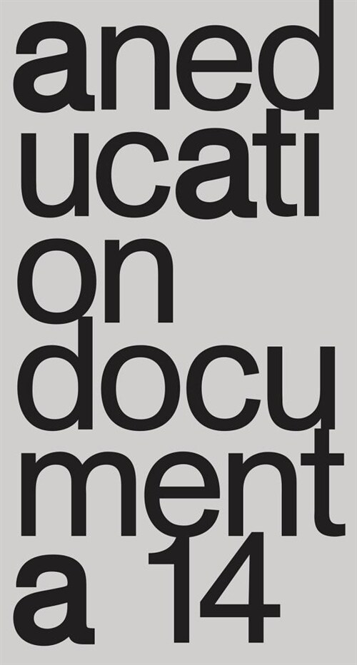 Aneducation - Documenta 14 (Paperback)