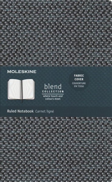 Moleskine Blend Limited Collection Notebook, Large, Ruled, Black (Hardcover, NTB)