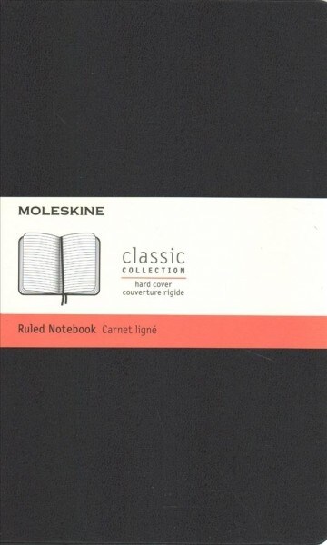 Moleskine Notebook, Expanded Large, Ruled, Black (Hardcover, NTB)