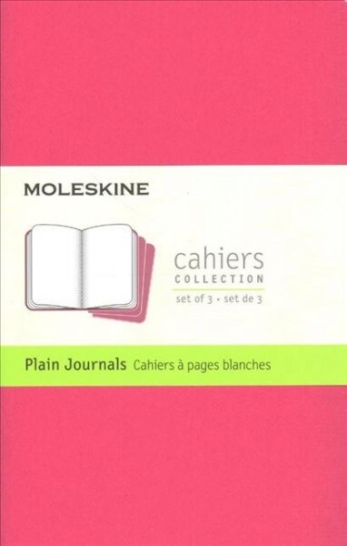 Moleskine Cahier Journal, Pocket, Plain, Kinetic Pink (Paperback, JOU)